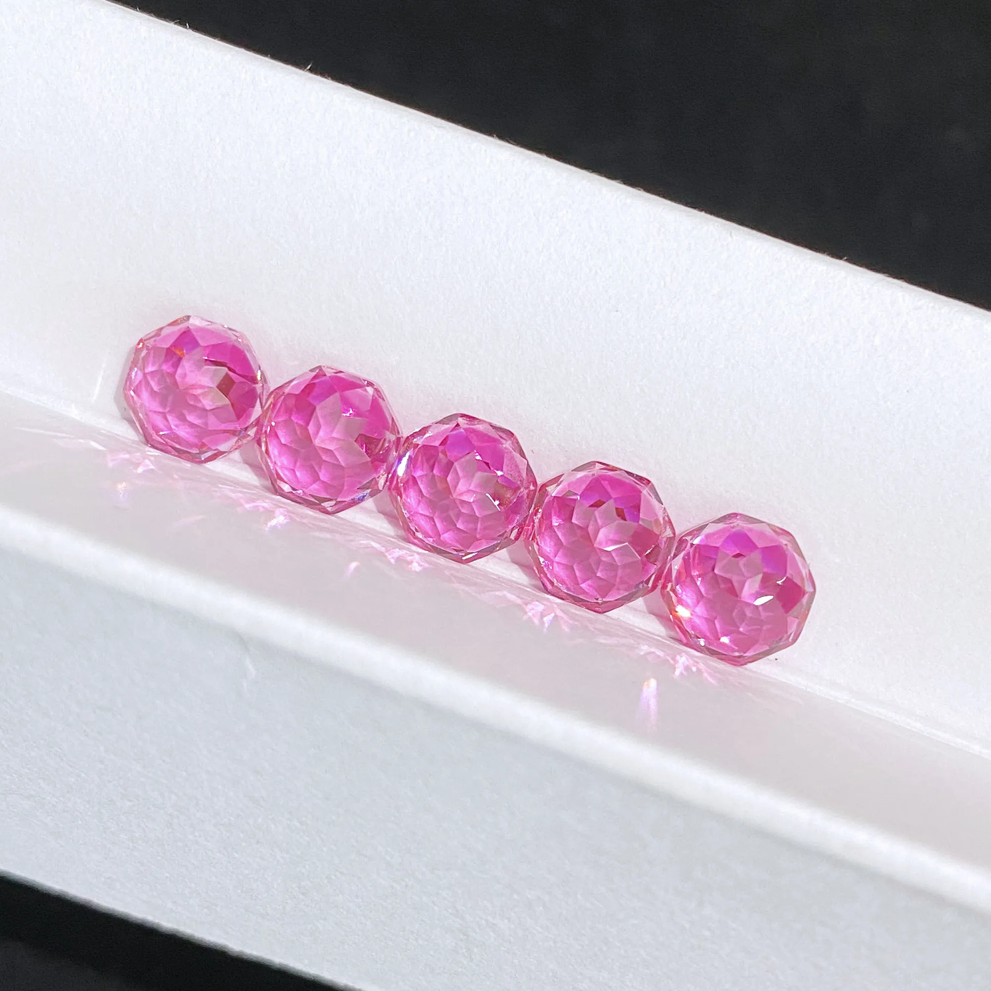 Zirconia Special Octagon Rose Cut Strawberry Mojito Wholesale and Retail for Diy Ring Necklace Earring Main Materials