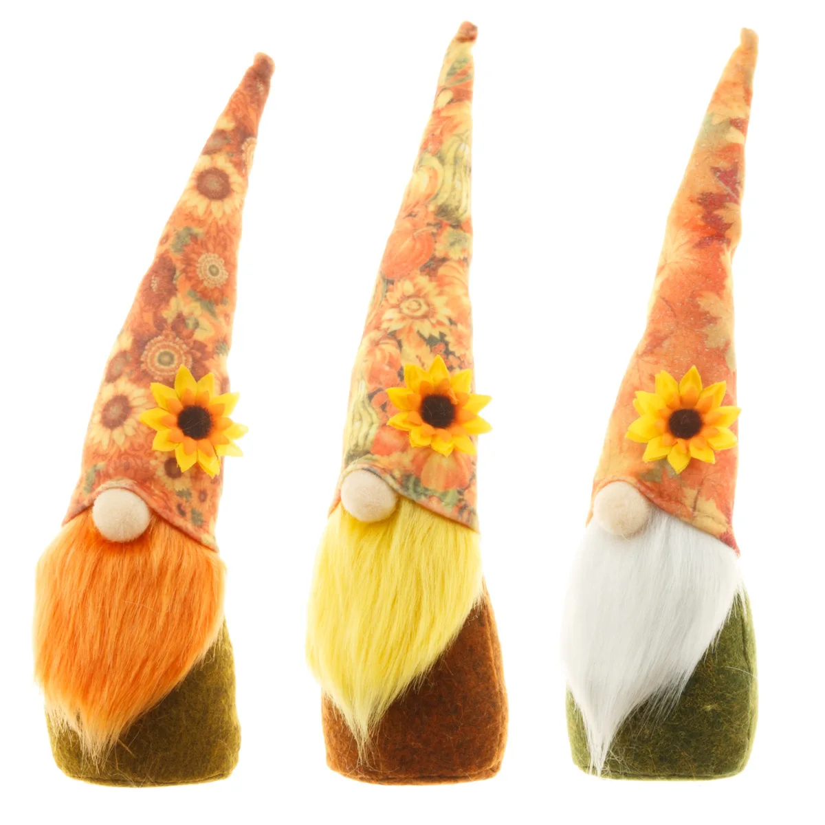 

1PC Thanksgiving Gnomes Doll Pumpkin Sunflower Maple Faceless Elf Dwarf Home Tiered Tray Ornaments Autumn Harvests Decorations