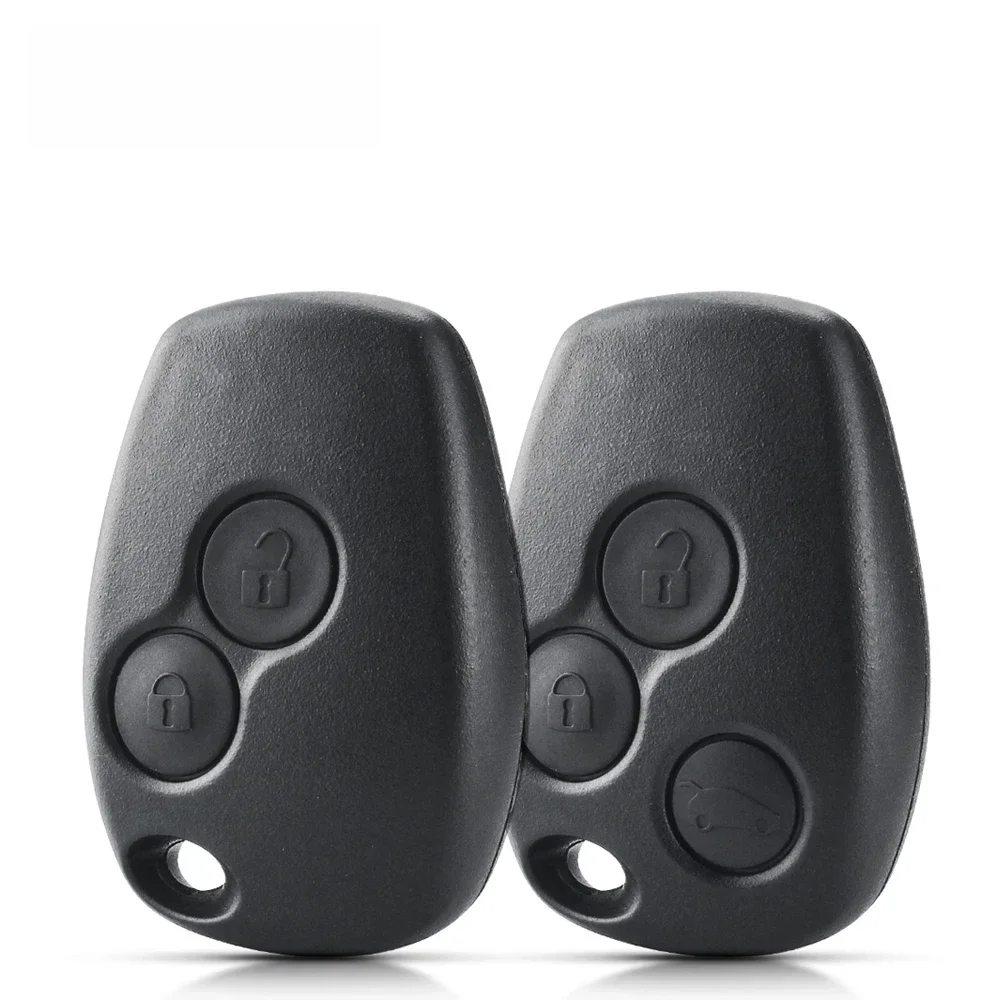 KEYYOU – coque de clé télécommande sans lame, pour Renault Logan Sandero Clio Fluence Vivaro Master Traffic, 3 boutons, étui pour clé d'alarme de voiture