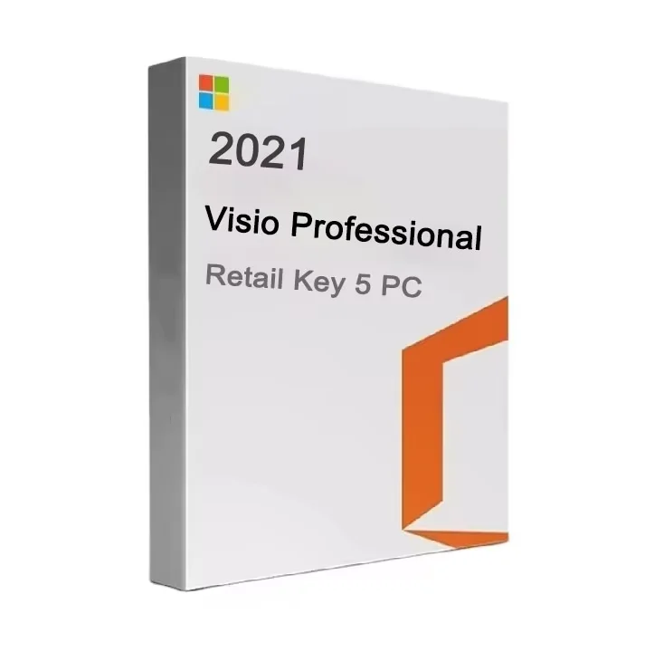Licenza originale Visio Professional 2021 Chiave al dettaglio 5 PC