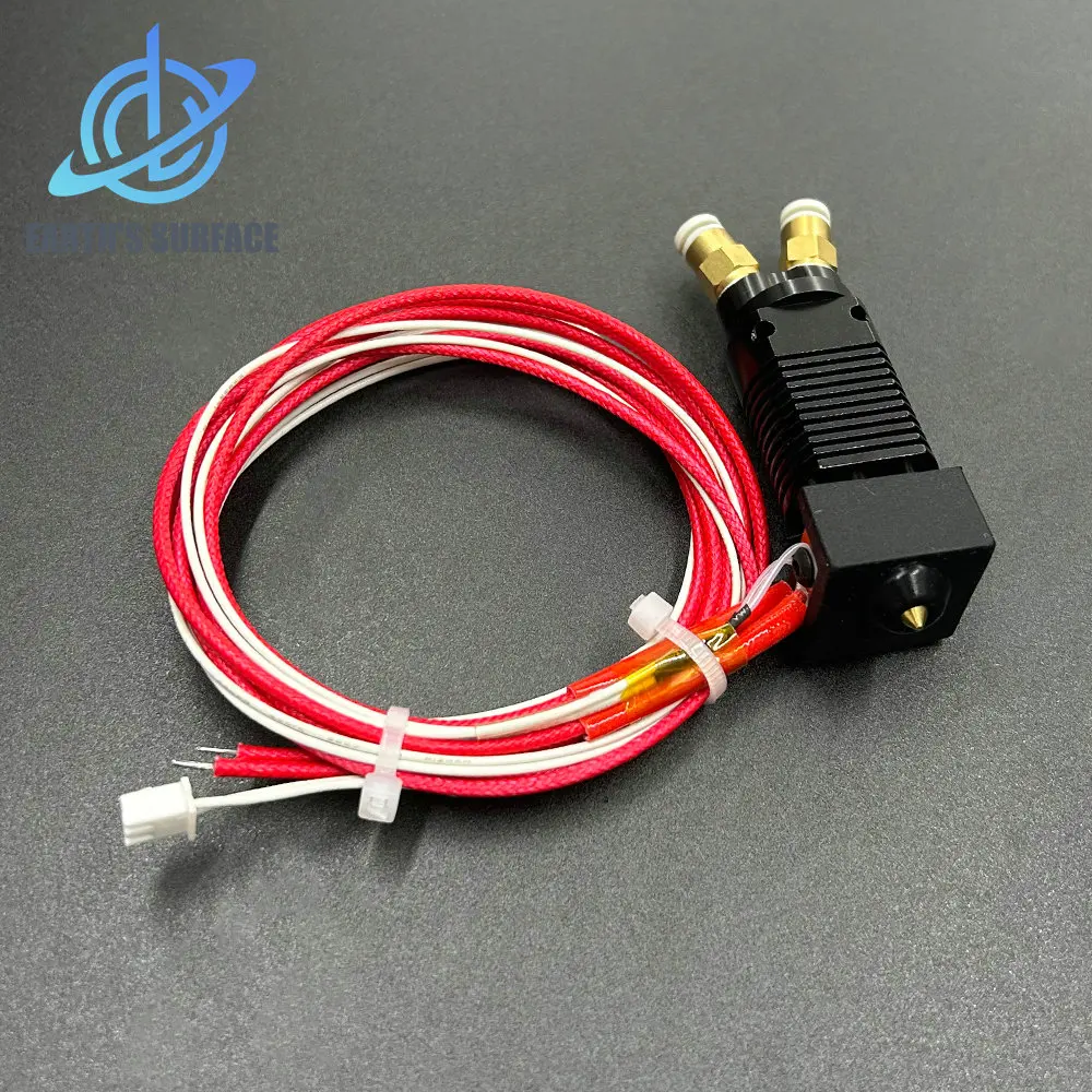 DB-3D Printer Parts Original CR10/Ender 3 Extrusion Dual Color Printing 2 in 1 out Hotend Kit 12/24V For Ender 3 CR10/S Bowden