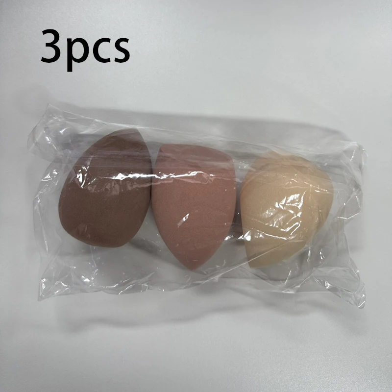 Gąbki do makijażu 3-pak - aktywowane wodą, bez lateksu, do płynnych i pudrowych kosmetyków, miękkie do blendowania, idealne w podróży (różne kolory) ​