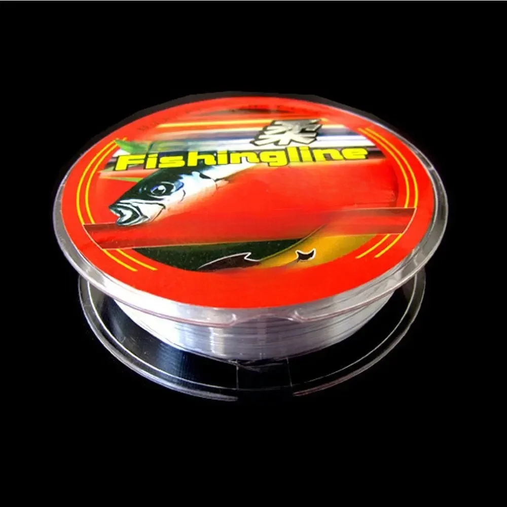 Ligne de pêche Super forte 100M, Monofilament 100% fluorocarbone, fil de matériel PA en Nylon, ligne de pêche Durable 0.8-6LB