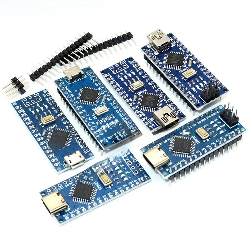 Mini / Type-C / Micro USB Nano 3.0 z kontrolerem Nano kompatybilnym z bootloaderem dla arduino CH340 dysk USB 16Mhz ATMEGA328P — zdjęcie 2