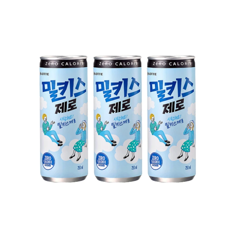 Lotte Chilsung Milky's No. 250ml * 30 cans