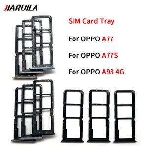 Bilashmart SIM Card Tray Oppo A77 A77S A93 4G Sim Card Holder Slot adapter Micro SD Card Tray Holder