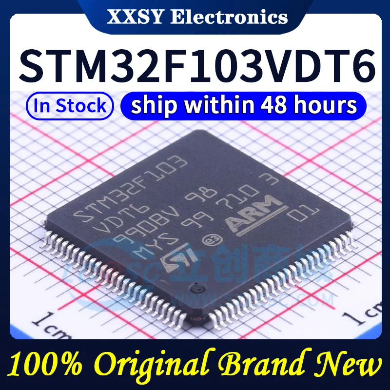 STM32F103VDT6 LQFP100 microcontroller MCU/MPU IC singlechip integrated circuit