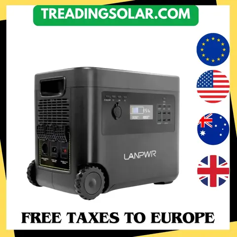 2500W 휴대용 발전소, 2160Wh LifePo4 태양광 발전기, 15W 무선 충전, 14 콘센트, 65 분 AC 고속 충전