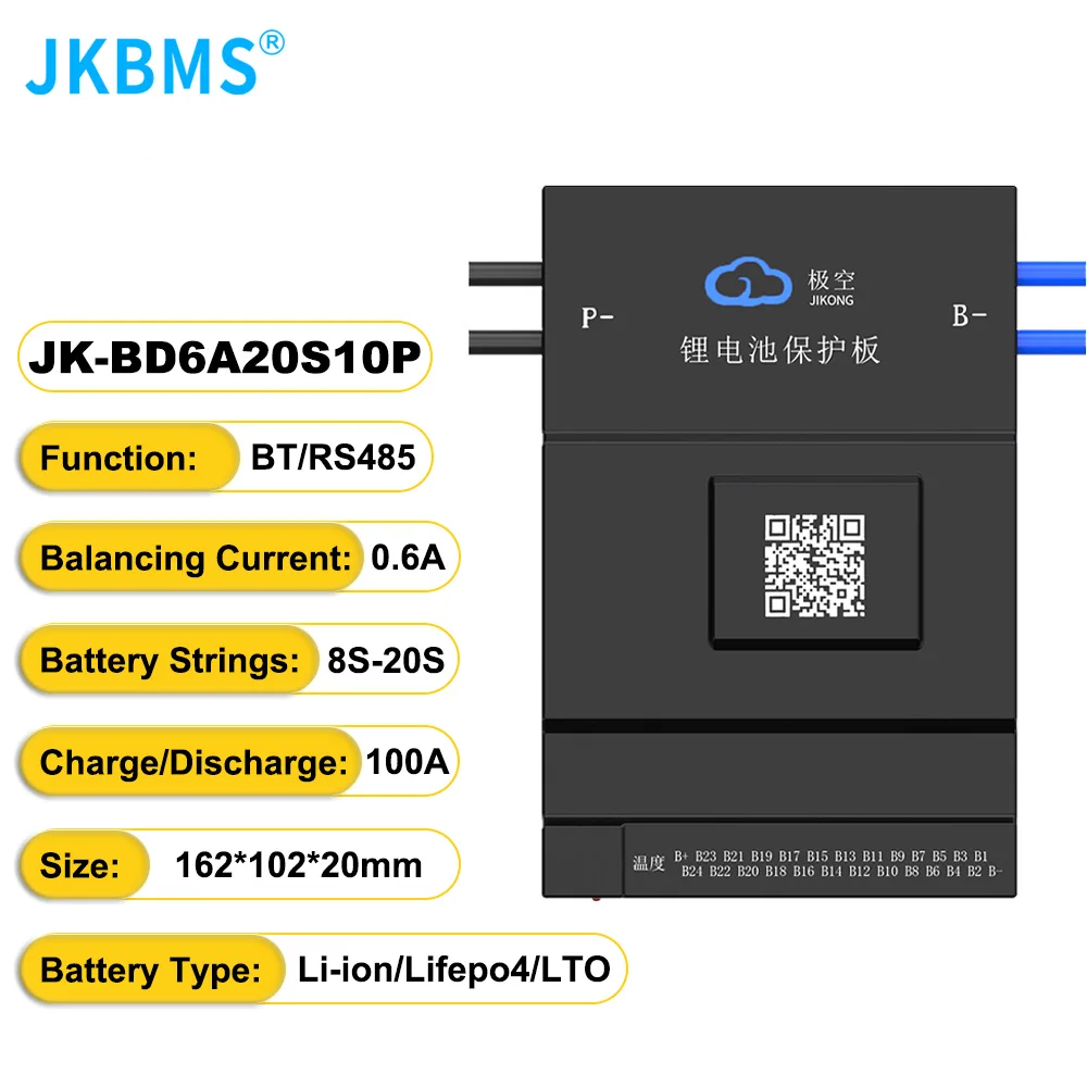JKBMS Inverter Power Smart BMS V19 BMS 280AH 310AH Batterijpakketten 280AH Grade A Lifepo4 Batterij Familie Energieopslag
