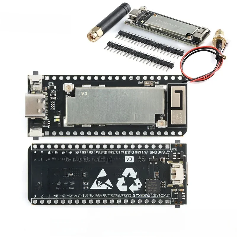 Carte de développement de Module ESP32 SX1262 LoRa WIFI BLE, LoRAWAN 433-470 868-915mhz, bâton sans fil Lite pour réseau de maille méshtastique