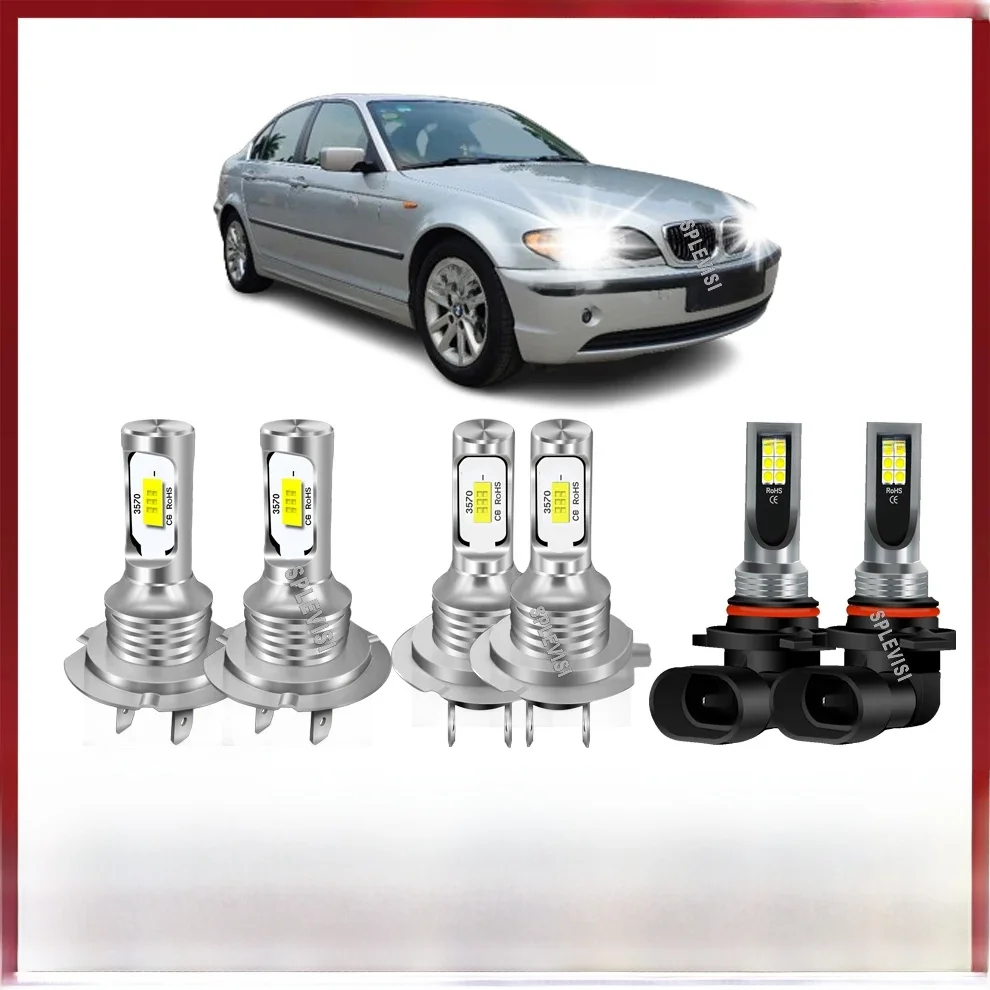 H7 H7 9006 Samochodowe reflektory LED świateł drogowych i mijania do BMW serii 3 E46 Coupe 1999-2006 2000 2001 2002 2003 2004 2005 — zdjęcie 2