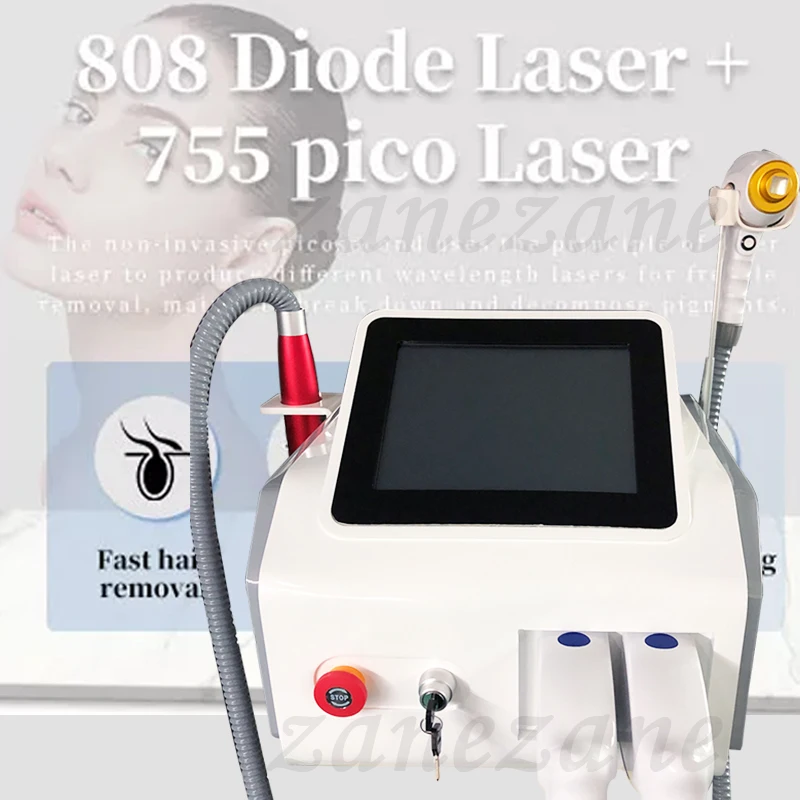 The Latest High-end Small Portable 808 Three-band Diode Permanent Painless Fast Full Body Hair Removal