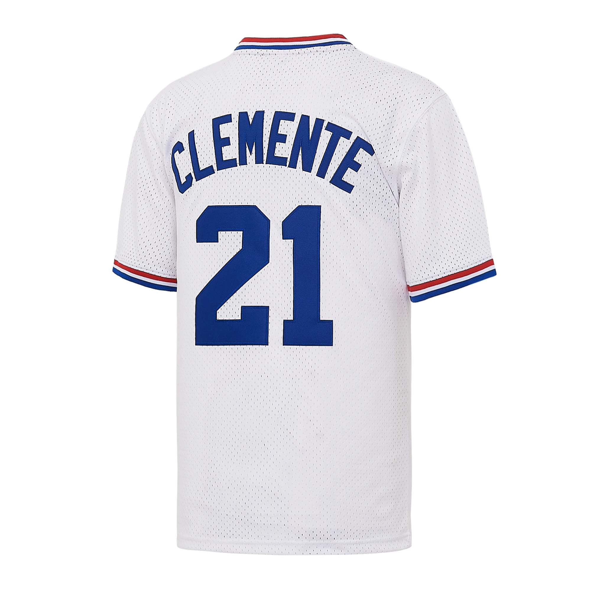 Men's Santurce Crabs #21 Roberto Clemente Baseball Jersey,American Retro Mesh Baseball Apparel Number Stitching,Match Day Gift