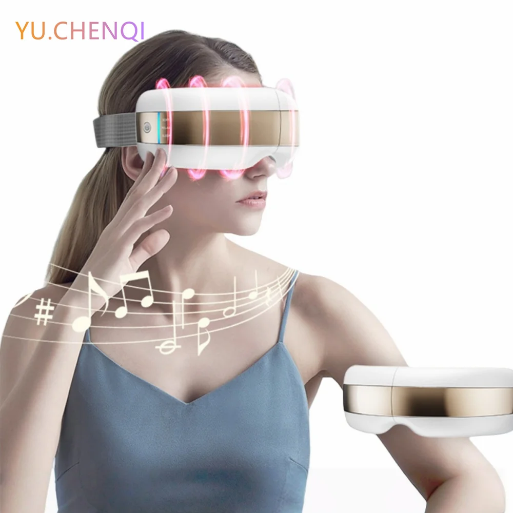 

‌Eye Massager with 3D Air Pressure & Vibration, Heating, Bluetooth Music - Relieve Fatigue & Headache