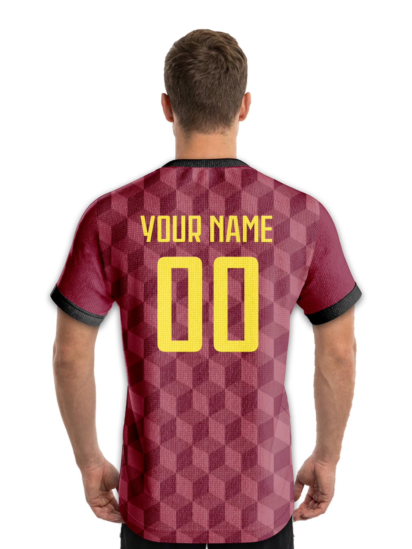 Custom Belgium Soccer Jersey Quick-Dry Football Shirts with Personalized Name Number Team Jerseys for Men Women Kids - view 4