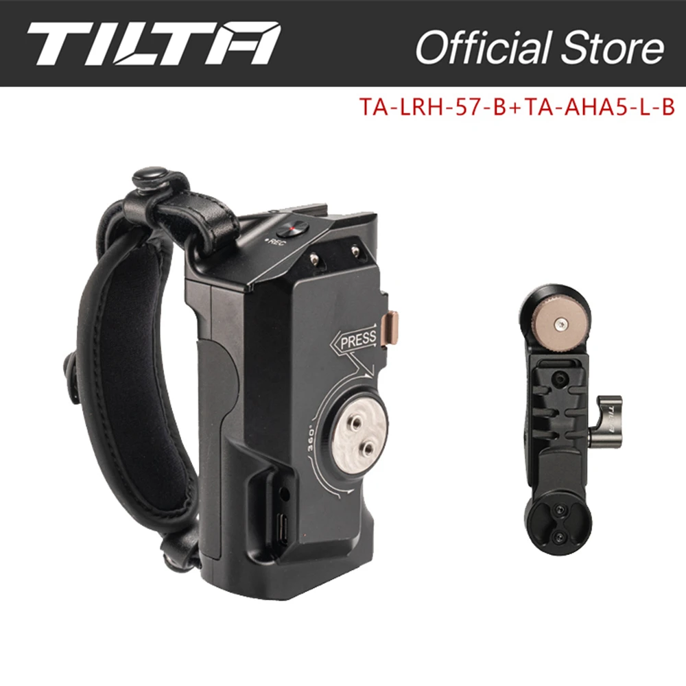 Tilta TA-LRH-57 Linker Kant Geavanceerde Power Handvat Met R/S F570 Batterij Professionele Kant Type-Ⅶ Voor Tiltaing A7s3 A7 Kooi
