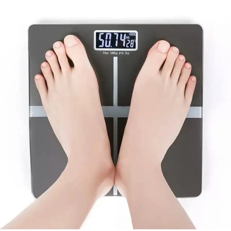 ♥ Balance de poids corporel Rechargeable Usb-argent