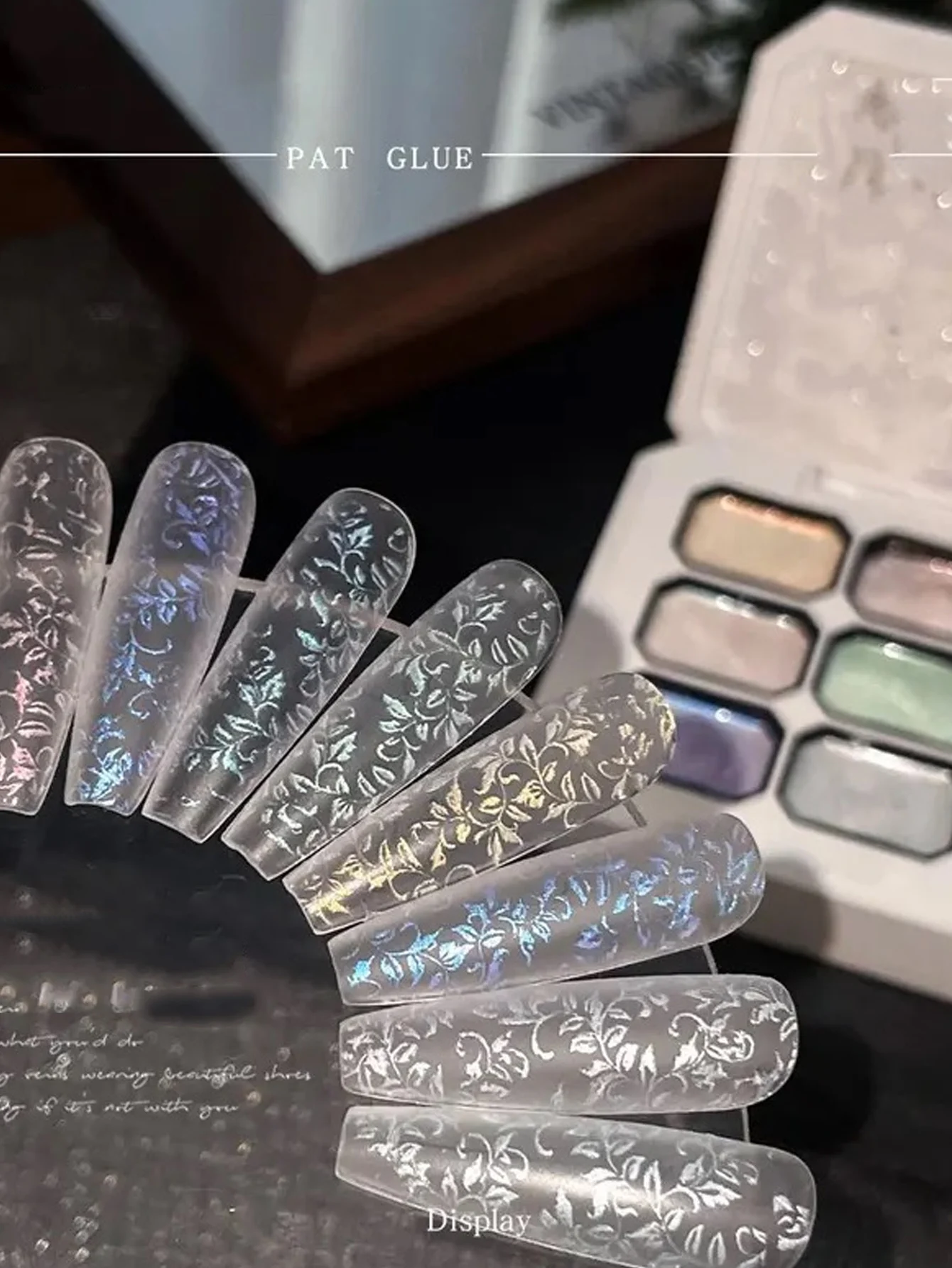 9 couleurs Aurora perle effet solide adhésif Gel vernis à ongles dégradé Semi Permanent tremper UV LED Nail Art Gel vernis pour N