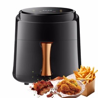 1400W 8L oil-free air fryer, household electric frying pan, air fryer oven, 360 degree hot air circulation touch air fryer