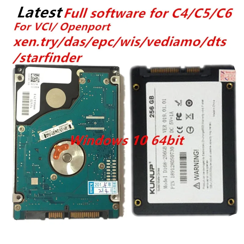 

V2022.06 MB STAR C4 C5 C6 VCI For OpenPort full Software XENRY/SCN/DAS/EPC data card/WIS//EWA/Starfinder/VEDIAMO/DTS-Monaco SSD