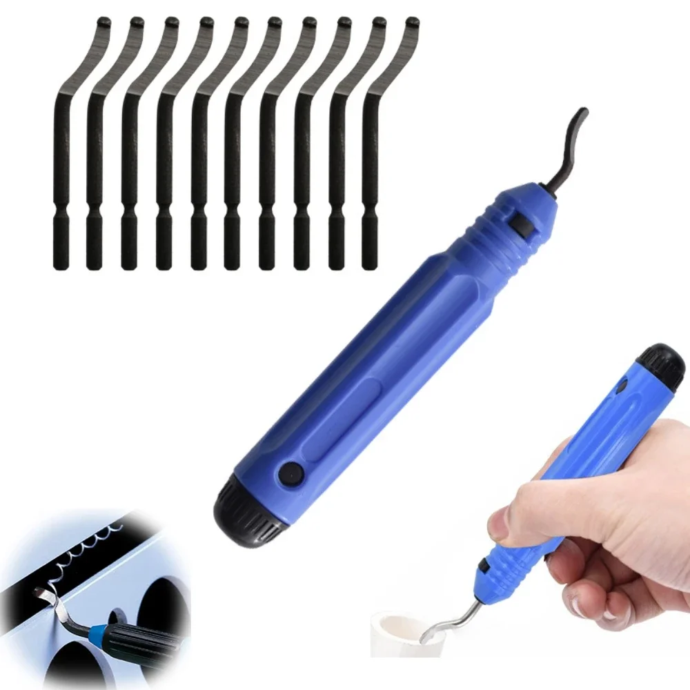 Outil à main professionnel pour bois et plastique, couteau de coupe, grattoir, bord, tête d'ébavurage, ensemble de fraises, dissolvant de bavure