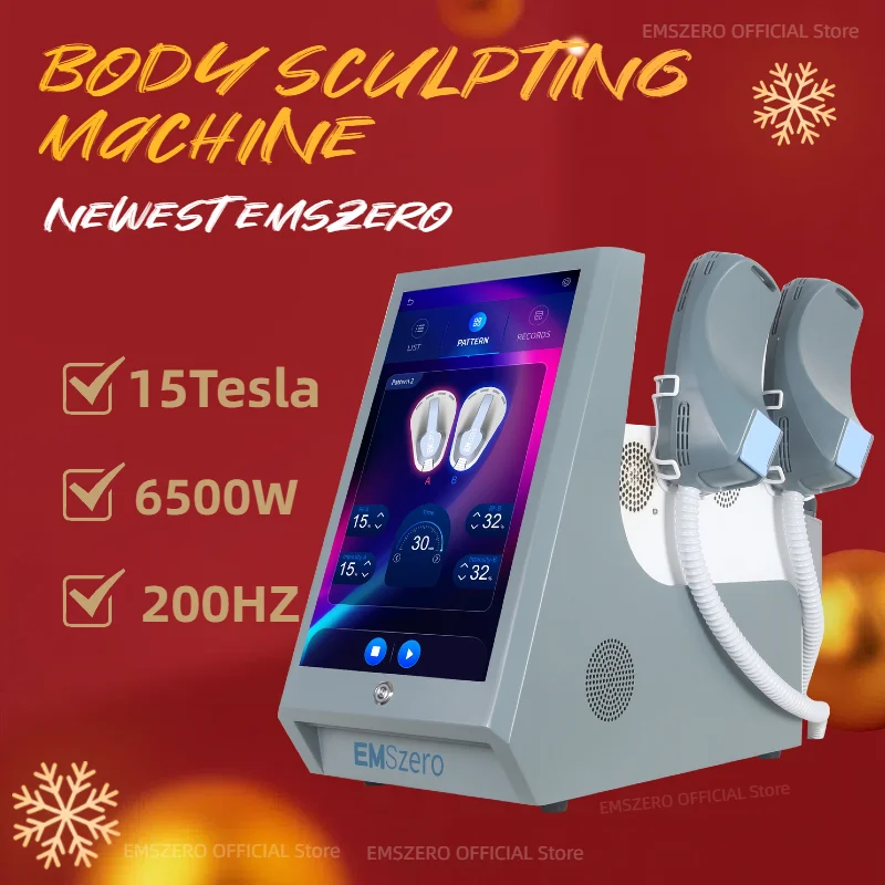 

EMSzero Neo RF Muscle Stimulate Fat Burning EMS Body Slimming Butt Build Sculpt Machine 5 Handles 6500W for Salon