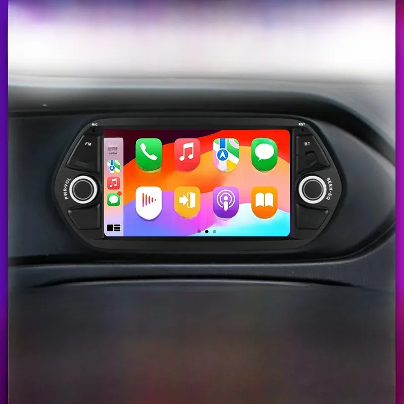 Android 16 Auto do FIAT TIPO EGEA 2015-2017 Samochodowy Odtwarzacz Multimedialny z Nawigacją GPS, Ekranem Stereo, Bezprzewodowym CarPlay i Narzędziami BT — 2