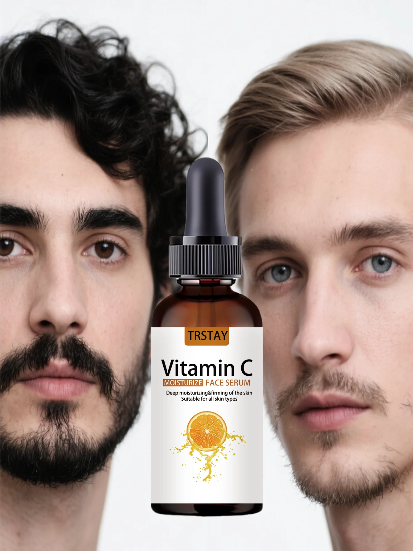 Beard Conditioner Oil for Men Anti Wrinkle Serum Nourishing Formula to Reduce Expression Lines Support Sunken Areas for Fullness