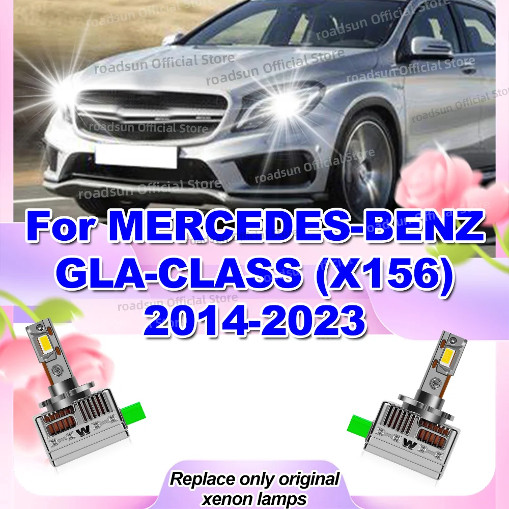 

LED Headlight HID Bulb 50000LM 1:1 Xenon Car Light Canbus For MERCEDES-BENZ GLA-CLASS X156 2014-2023 2015 2016 2017 2018 2019