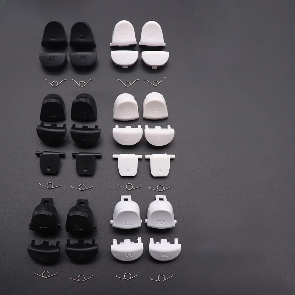 Bouton de manette de jeu L1 R1 + L2 R2 + ressorts, pièces de rechange pour contrôleur Sony PS4 JDM 001 011 030 040 050 055
