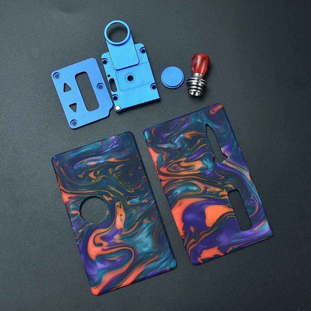 แผ่นกระดุมหน้าจอวัสดุเรซินปลายหยด510สำหรับแท่งเหล็กคาร์บอน Sxk BB 70W / DNA 60W Mod Kit อุปกรณ์เสริม