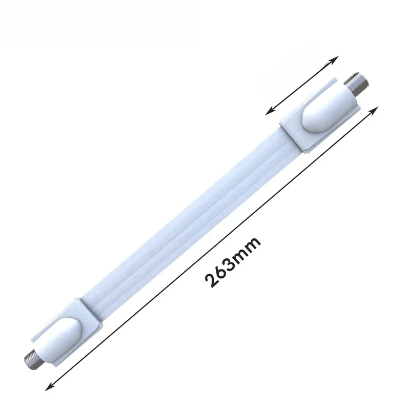 JXSINONE T10032 fenêtre plat F femelle connecteur câble Coaxial Coaxial RG6 RG-6 pour porte TV Satellite