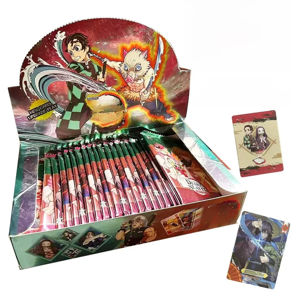 Cartes Flash Demon Slayer, carte Mugen Train SSP, carte Ultra Rare, carte de Collection de personnages Tanjirou Kamado Nezuko