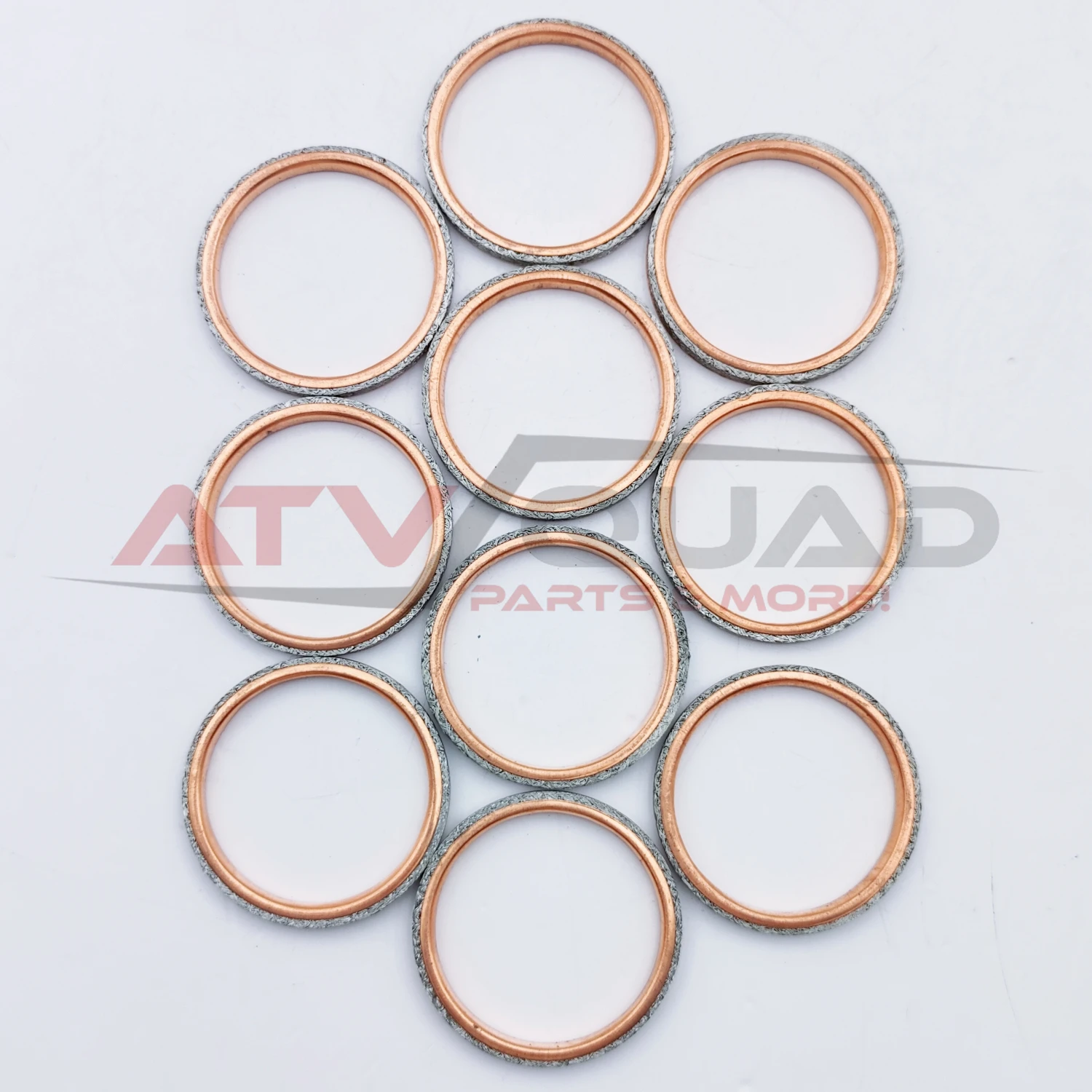 

10PCS Exhaust Pipe Gasket for CFmoto 400 450 500S 520 X5HO 550 600 Touring 625 800 X8 U8 Z8 800EX X8HO 850 950 1000 0800-022300