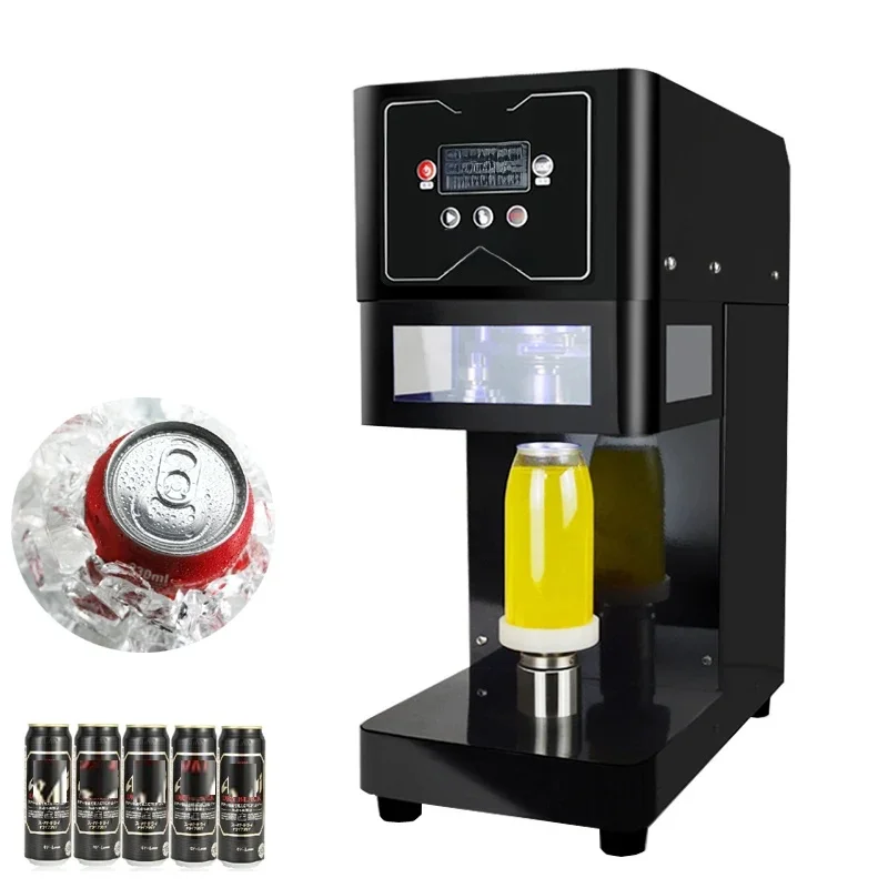 Automatic milk tea shop beverage sealing machine, can sealing machine, aluminum beer can sealing machine, cola sealing machine