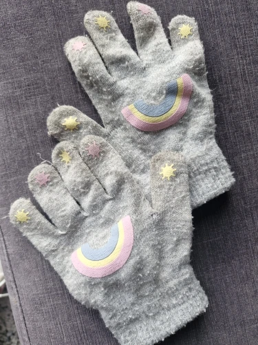 Kids Knitted Gloves Cute Cartoon Animal Childlike Fun Paly Outdoor Gloves Winter Autumn School Girls Boys Gift Children Gloves photo review