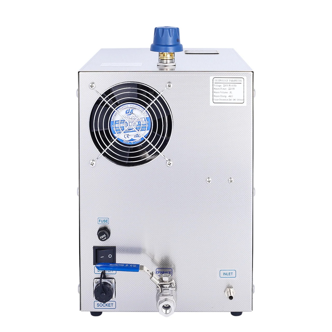 Tooltos-منظف بالبخار من الفولاذ المقاوم للصدأ ، 3 لتر ، ذهبي ، فضي ، محمول باليد ، مجوهرات #6