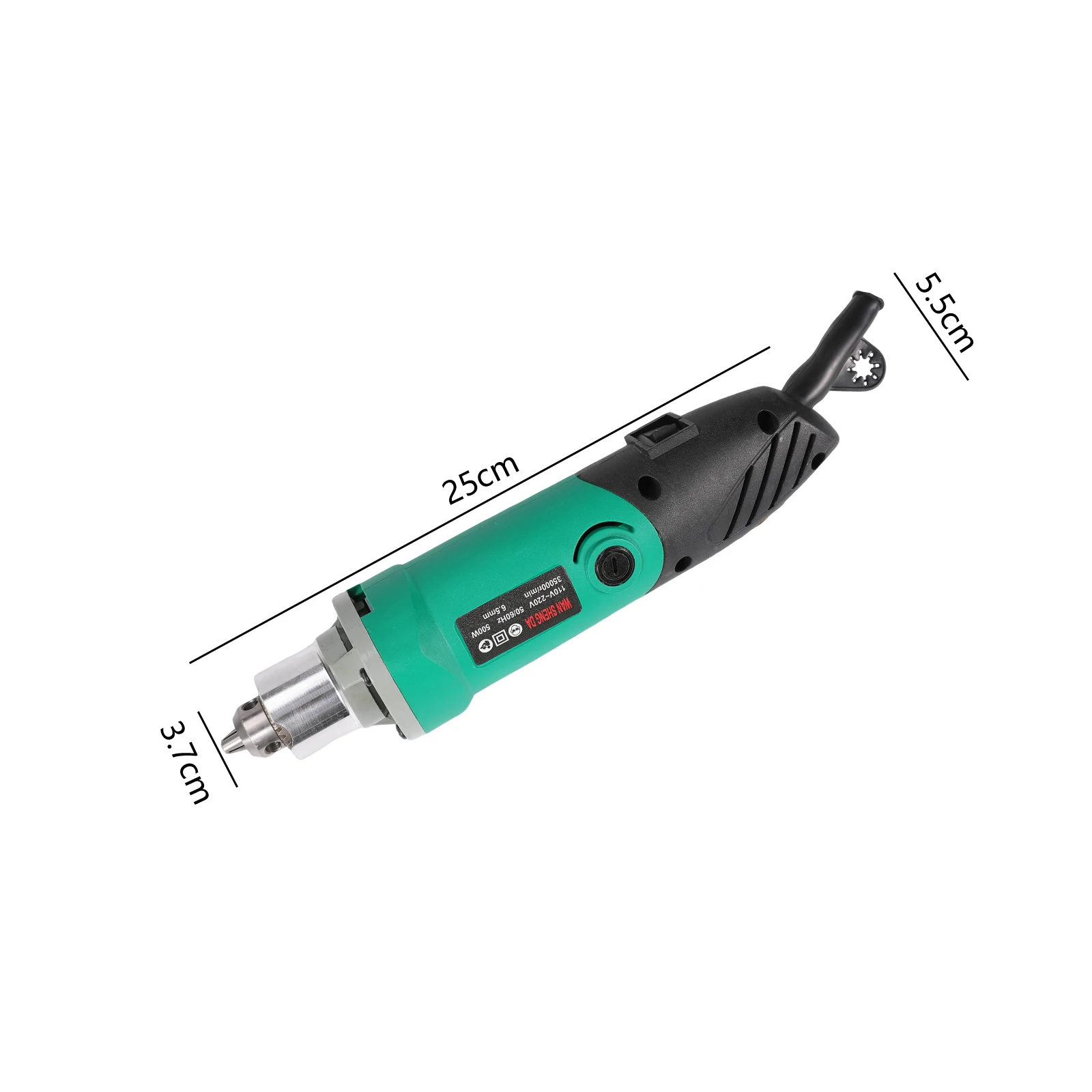 500W Graviermaschine Elektrische Bohrmaschine 6 Geschwindigkeiten Variables Rotationswerkzeug-Set Lochstanzen Schleifen Polieren Mini-Bohrer – Detail 13