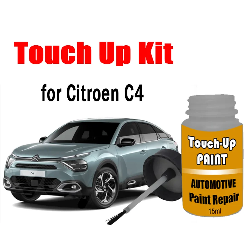Car Scratch Touch-Up Paint Kit (with Brush) for Citroen C4 E-C4 2026 Paint Scratch Remover Car Paint Repair Car Accessories