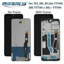 Lcd Pantalla For TCL 20L+ T775H T775B Display Touch Screen Digitizer For TCL 20L 20 Lite T774H T774B LCD TCL 20S T773H T773O LCD