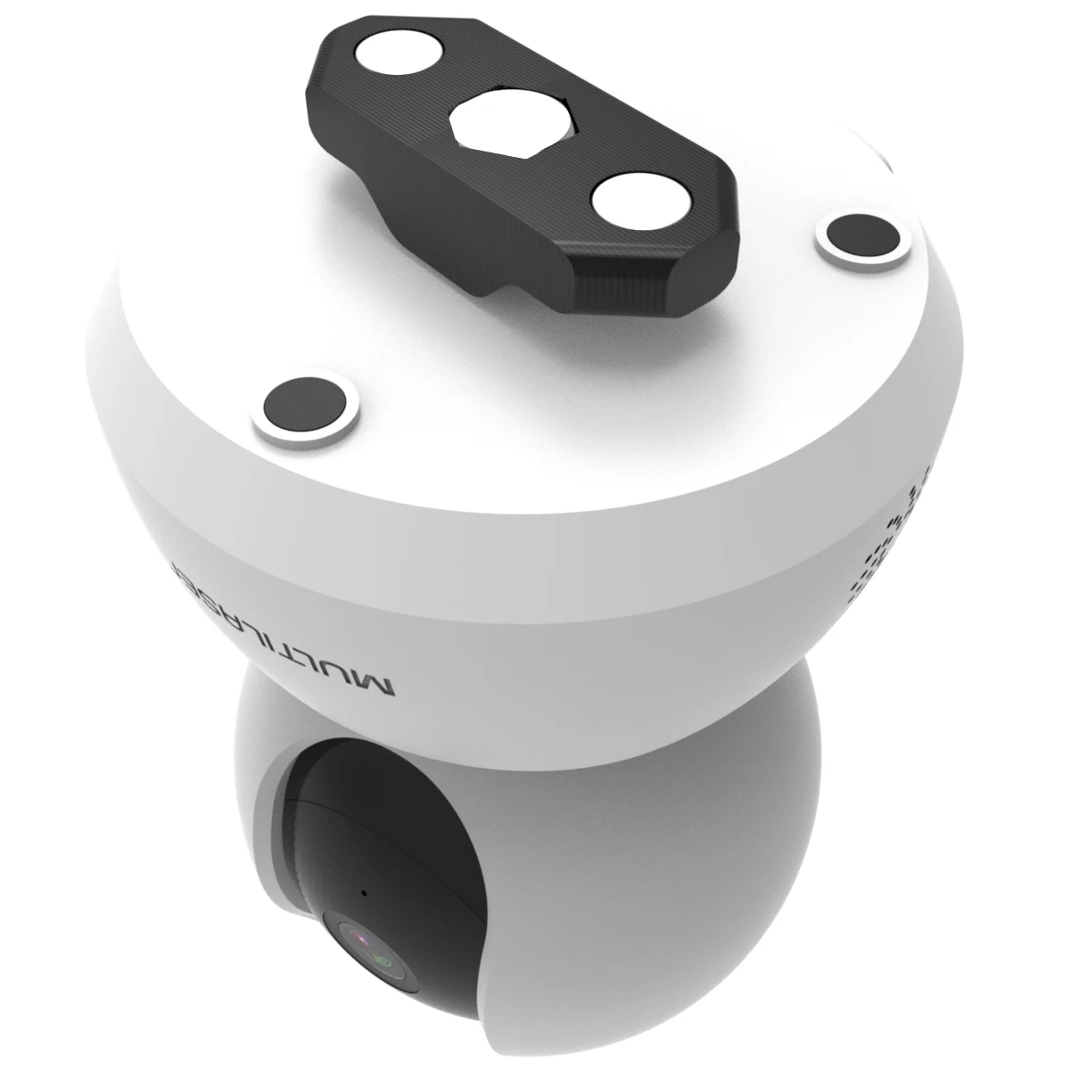 Magnetic Support Compatible with 355 ° Horizontal and Vertical 110 ° Vision Wi-Fi Smart Liv Multilaser Camera