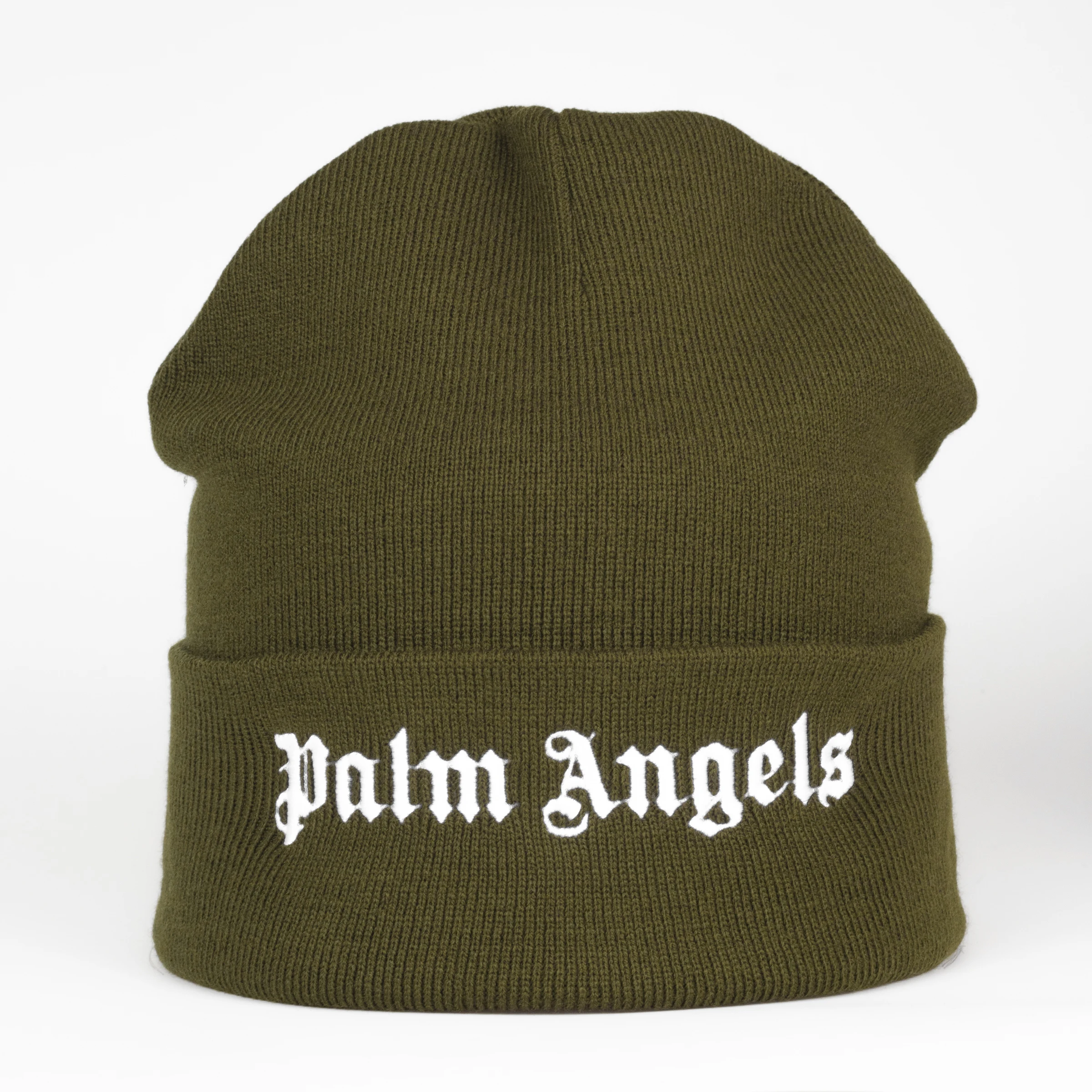 Palm Angels Multi Colored Knitted Beanie Unisex Hat Rare Knitted hat Palm Angels with embroidery for men, women  main image 3