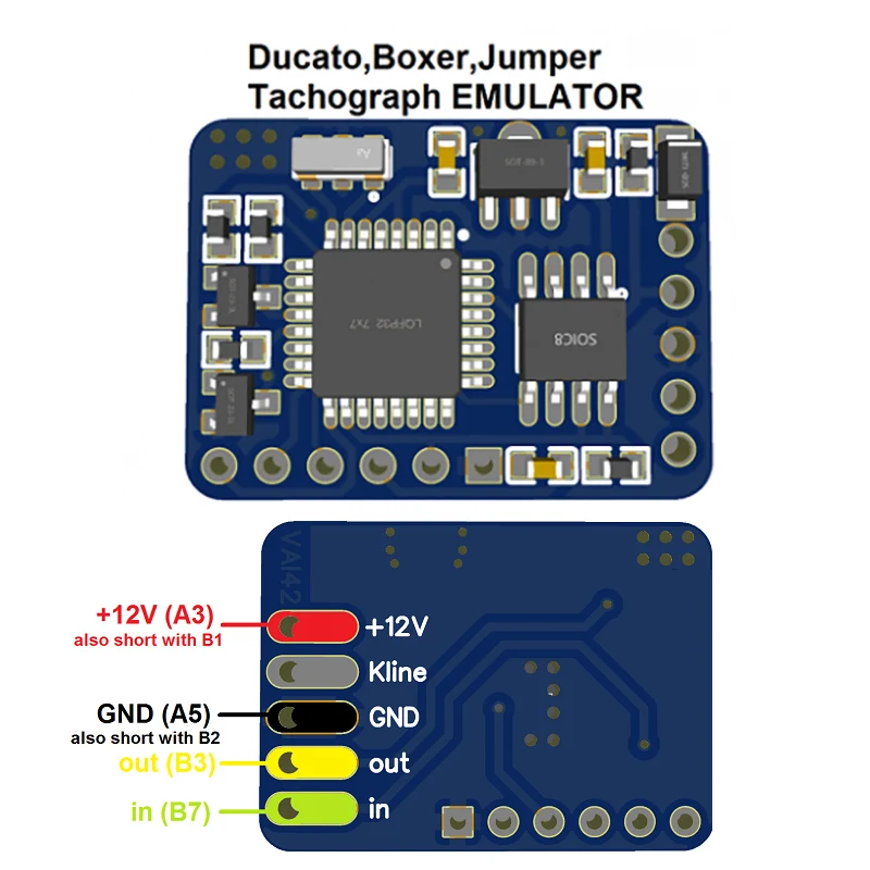 TACHOEMU Tachograph Skip Emulator For PSA/Fiat Ducato For Peugeot Boxer For Citroen Jumper Relay 2007+ Remove Tachograph Adapter