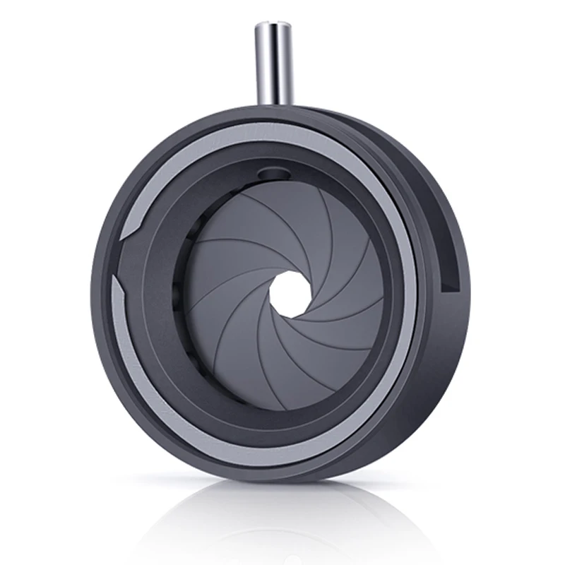 Customized 1-12mm Diameter Metal Zoom Optical Iris Diaphragm Aperture For Microscope With M4 Adapter Lens