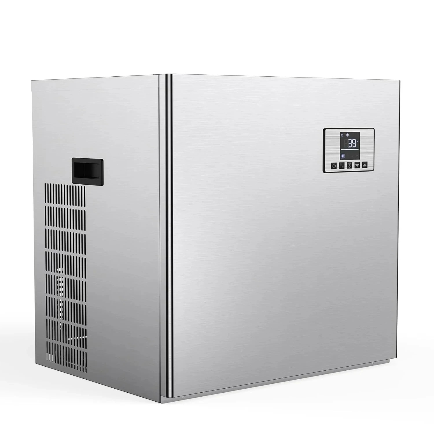 Commercial Ice Maker Machine-Head 550 lbs/24 h Stainless Steel Industrial Ice Machine Self-Cleaning and Scheduled Ice Making