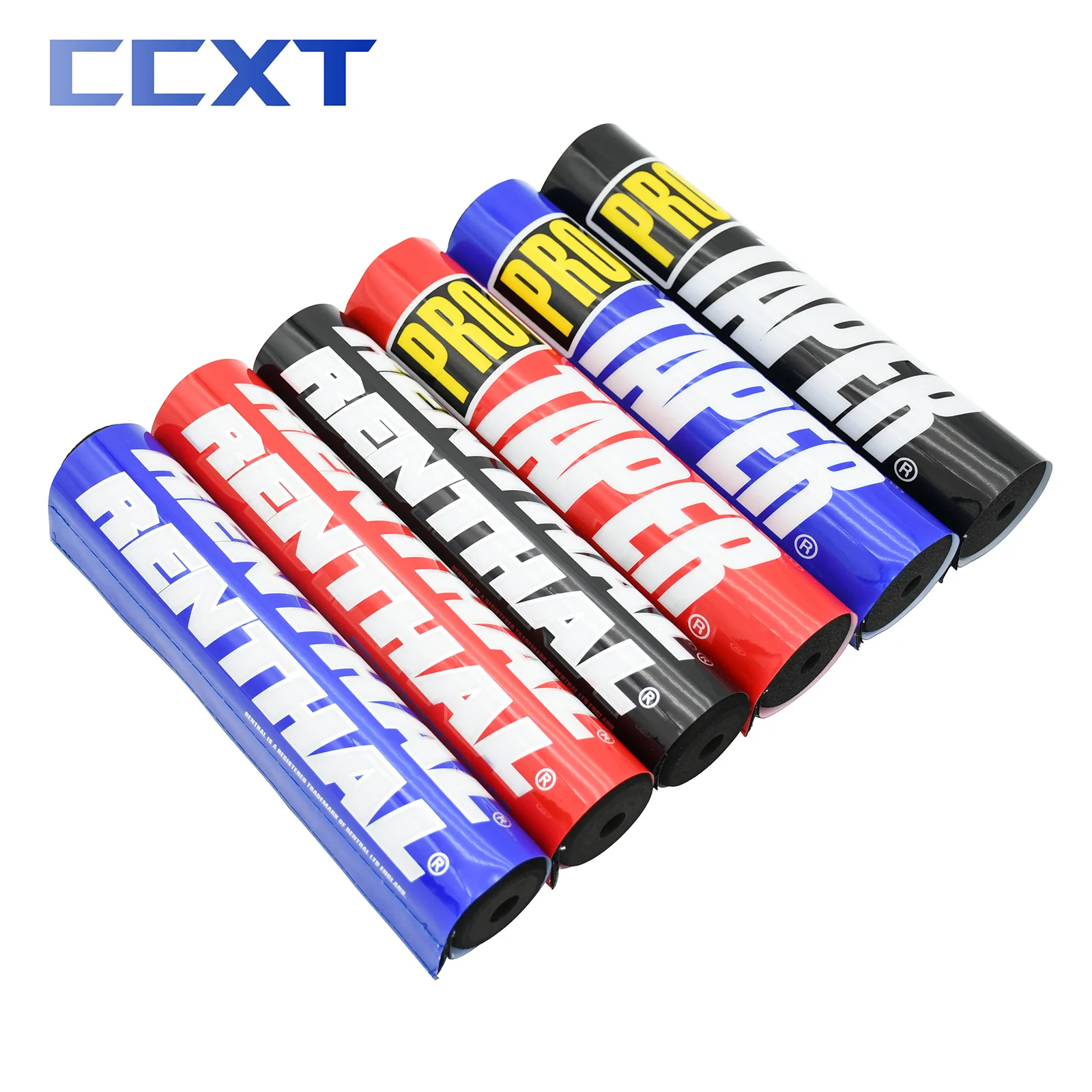 25cm Renthal Pro Taper Handlebar Pads Motorcycle Round Crossbar Foam Chest Pad For SXF EXC CRF YZ YZF KX KXF KLX WR WRF RMZ CR