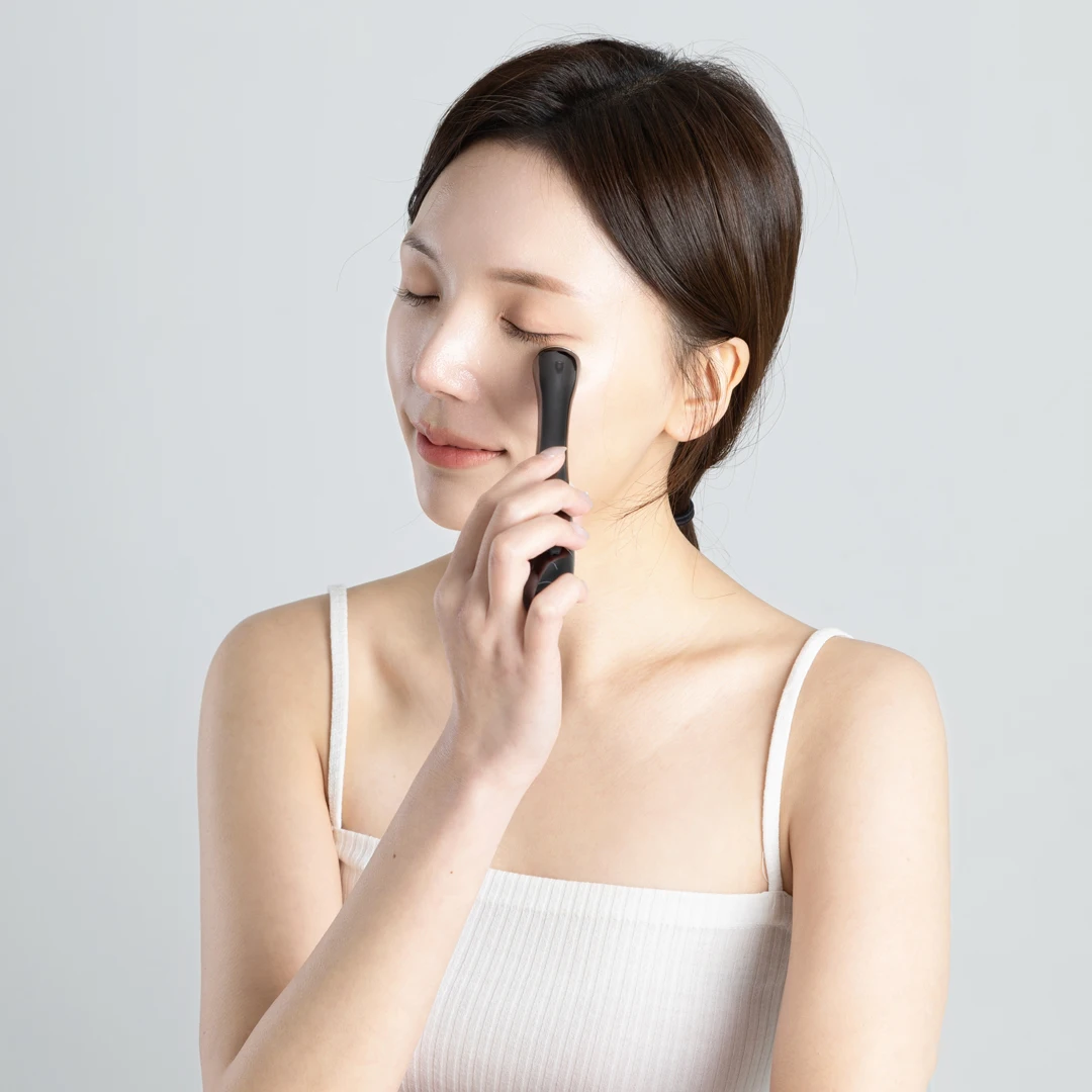 جهاز تدليك العين عالي التردد 1 ميجا هرتز للعناية بالعين كلفاني Ems للعناية بالبشرة تحت العين #4