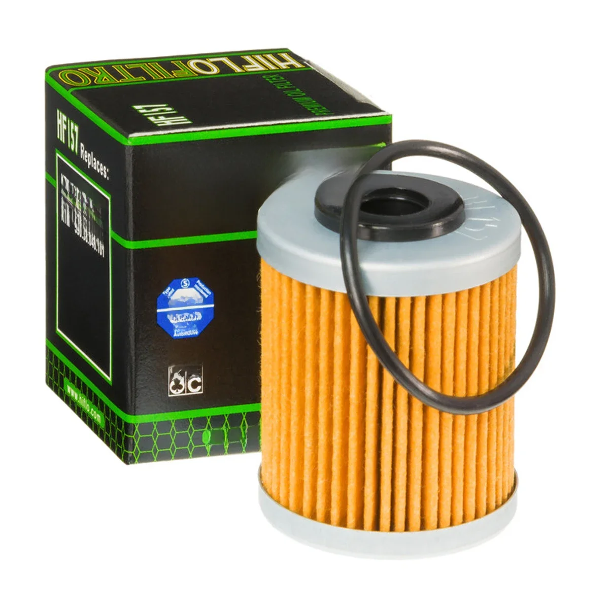 Hiflofilter Hf157-Engine Filtro De Óleo Para Motocicleta, KTM, Husaberg, Betamotor