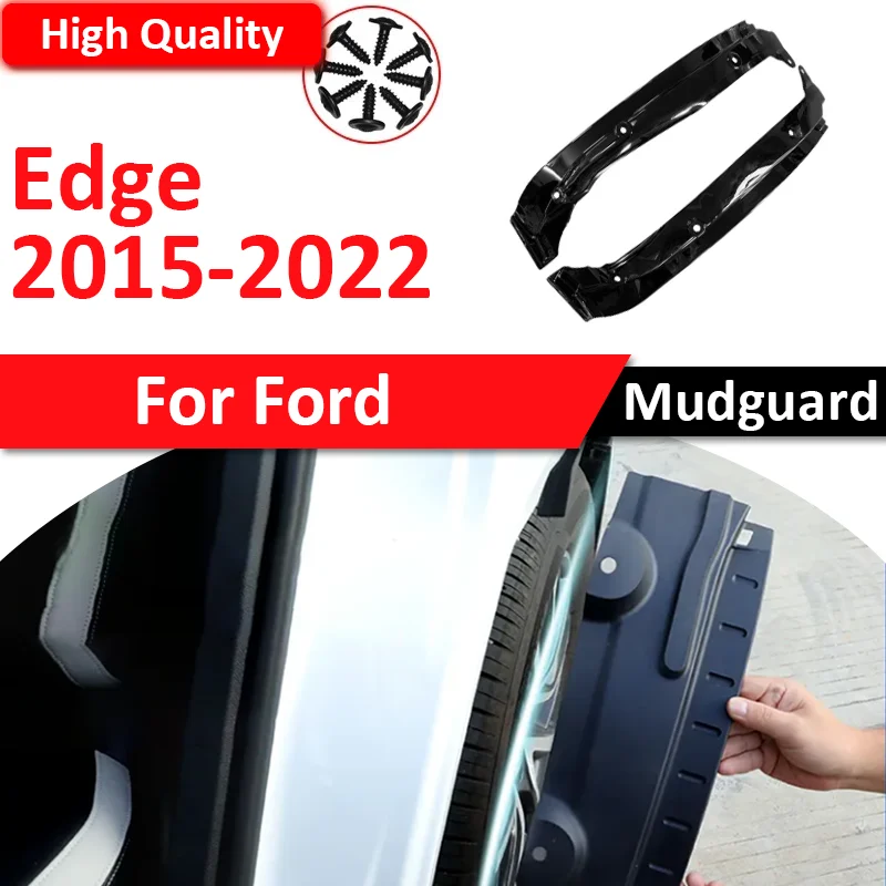 for Ford Edge Endura CD539 MK2 2015~2022 2021 Car Mud Flap Special Rear Door Rear Wheel Fender Modification Mudguard Accessories