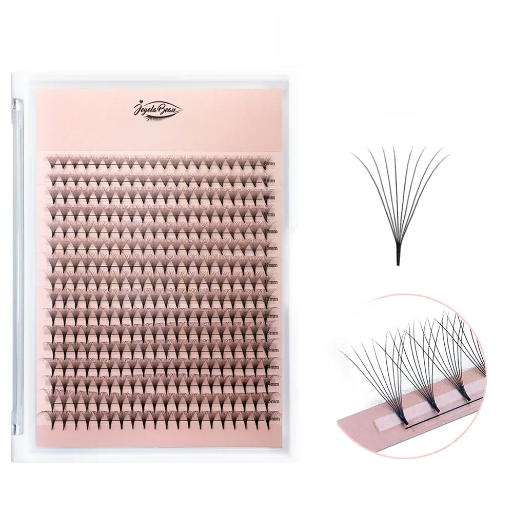 Goddess Premade Fans Wimperextensions 4D 5D 6D 10D 12D 14D 16D 20D 24D Dunne Puntige Basis Russisch 320 Fans Klaar Russisch Volume - afbeelding 2